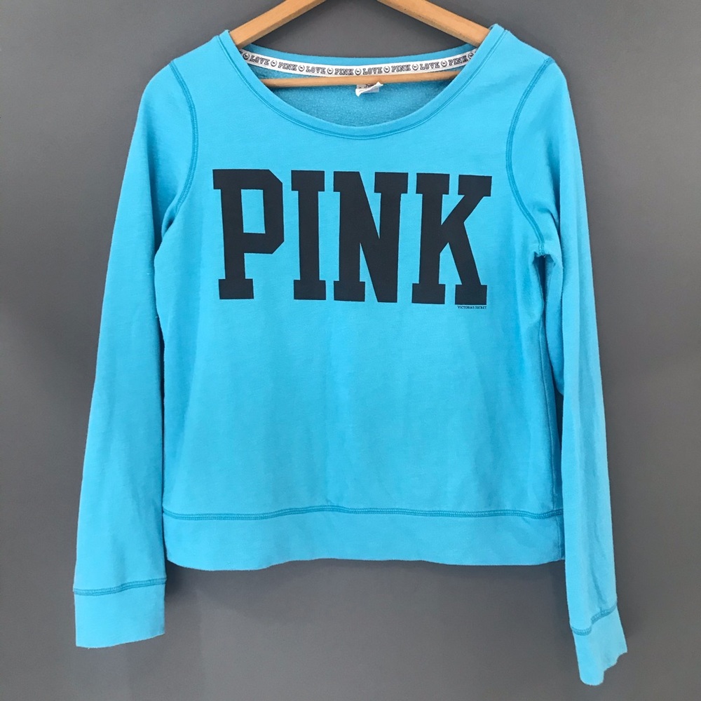 PINK Victoria’s Secret Blue Women’s Sweater, L